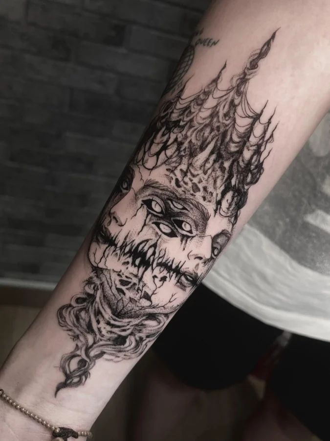 tatuaje de caras