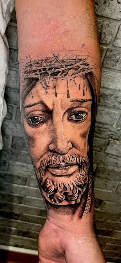 tatuaje de Jesucristo